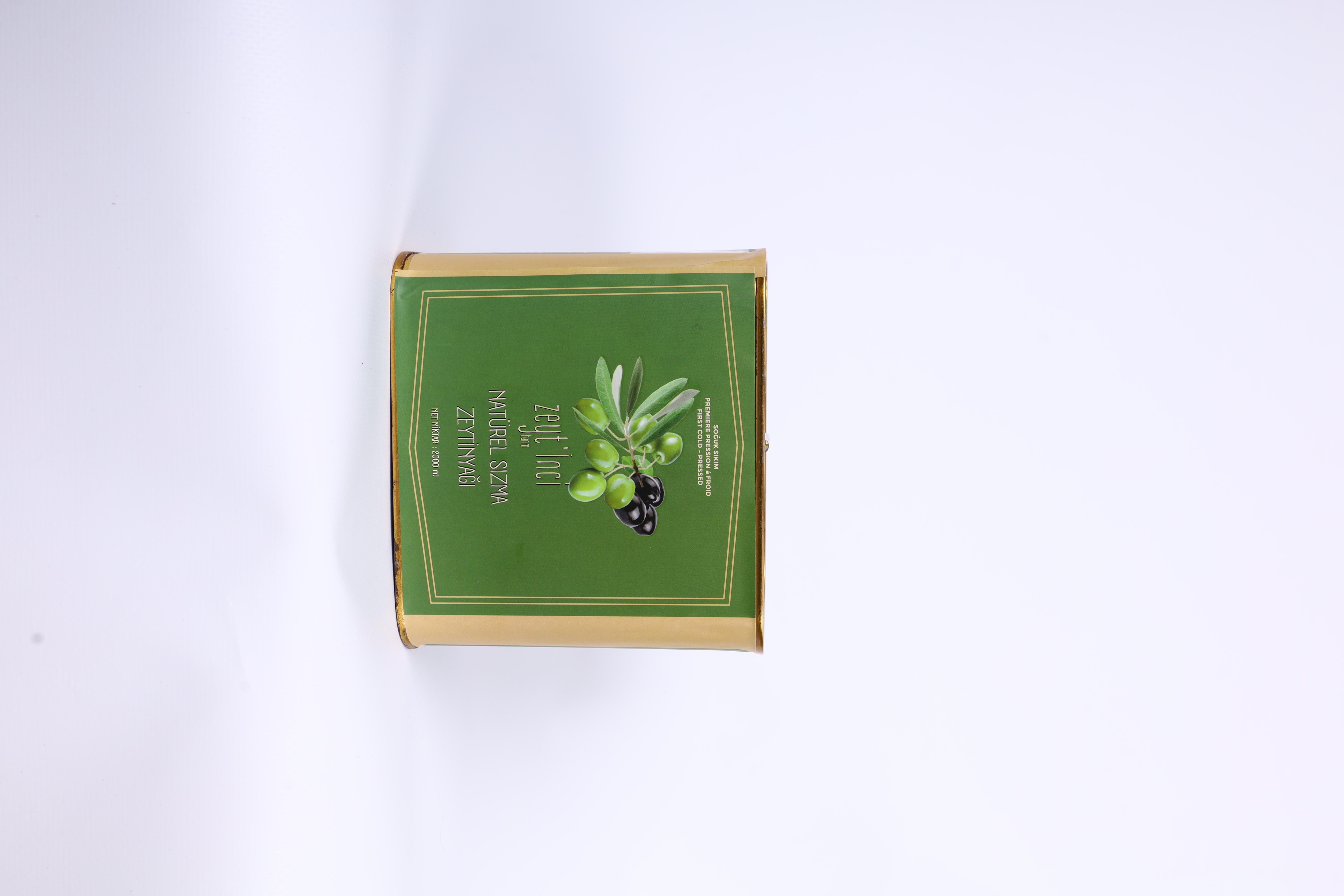 Erken Hasat & Soğuk Sıkım Yeni Hasat Natürel Sızma Zeytinyağ 2 lt Teneke