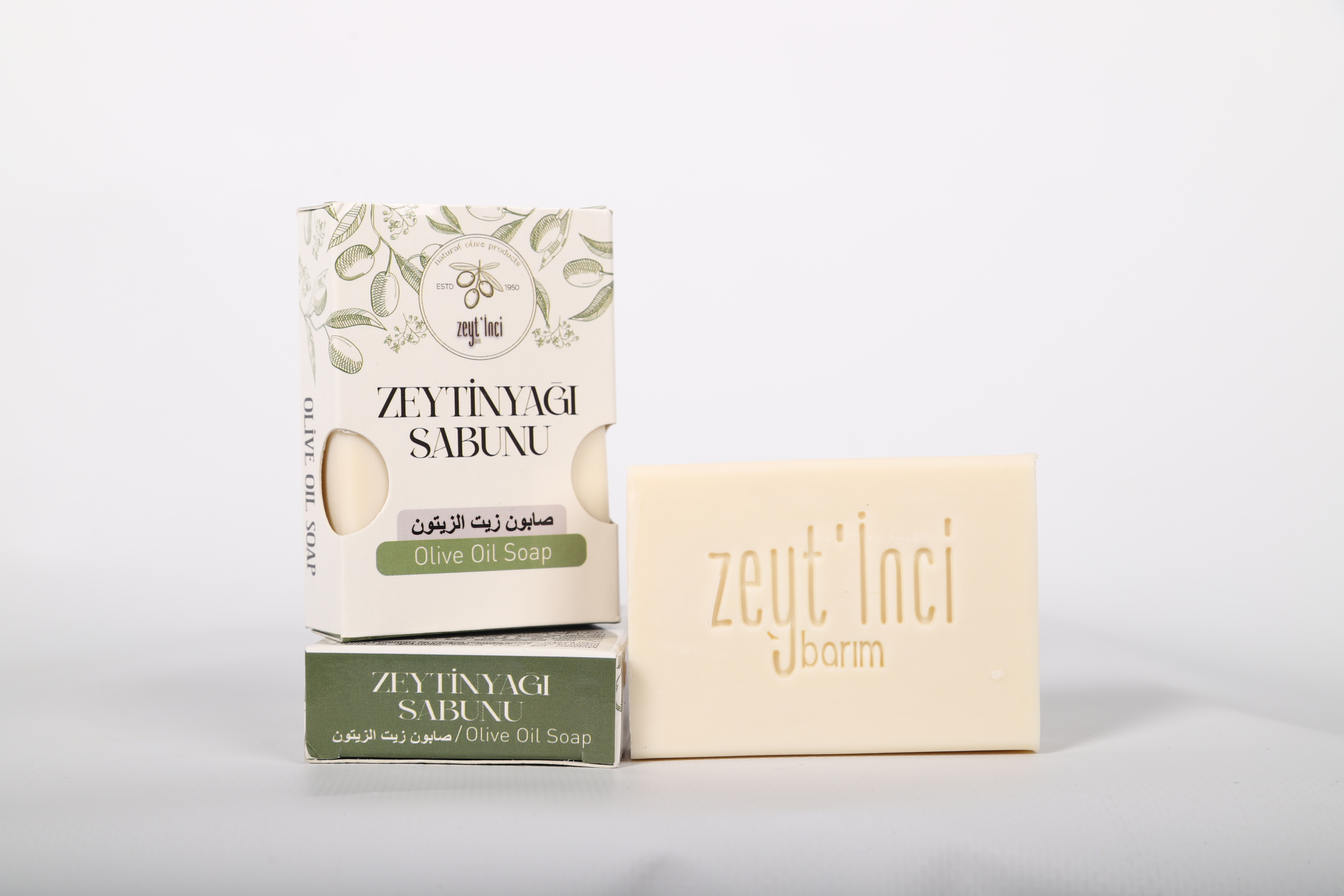 Zeyt'İnci Zeytinyağlı Yüz ve Vücut Sabunu 2'li